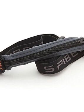 SPIbelt Black Running Belt with Zip Pocket